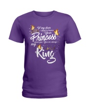 Butterfly your princess misses you Ladies T-Shirt tile