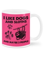 Sloth and dog three people Mugs tile
