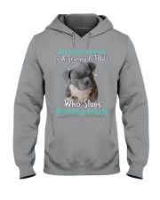 Pitbull annoying people pitbull lover dog moms Hooded Sweatshirt tile