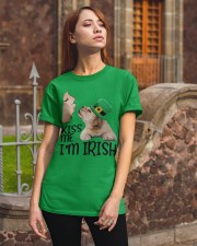 Golden retriever kiss me dog mom Classic T-Shirt apparel-classic-tshirt-lifestyle-06