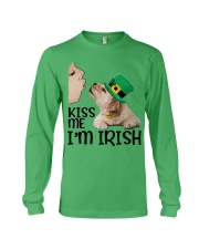 Golden retriever kiss me dog mom Long Sleeve Tee tile