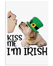 Golden retriever kiss me dog mom Vertical Poster tile