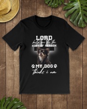 Chihuahua thinks i am chihuahua lovers Classic T-Shirt lifestyle-mens-crewneck-front-18