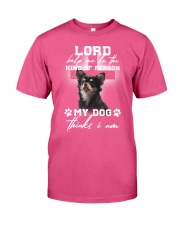 Chihuahua thinks i am chihuahua lovers Premium Fit Mens Tee tile