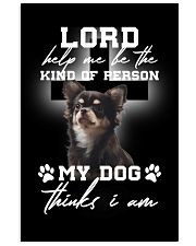 Chihuahua thinks i am chihuahua lovers Vertical Poster tile