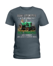 Farmer Real grandpas Gift for you Ladies T-Shirt tile