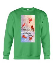 Cardinal bird Heaven in home Gift for you Crewneck Sweatshirt tile