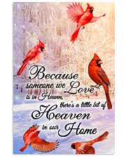 Cardinal bird Heaven in home Gift for you Vertical Poster tile
