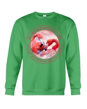 Flamingo no matter bird lover Crewneck Sweatshirt tile
