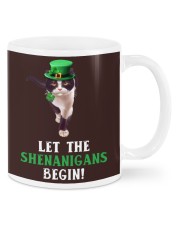 Cat let the shenanigans begins cat lover Mugs tile