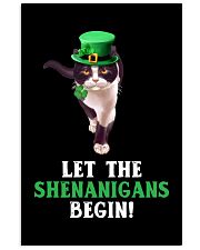 Cat let the shenanigans begins cat lover Vertical Poster tile