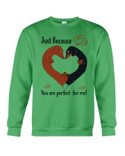 Dachshund perfect for me dachshund lover dog mom Crewneck Sweatshirt tile