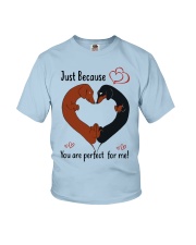 Dachshund perfect for me dachshund lover dog mom Youth T-Shirt tile