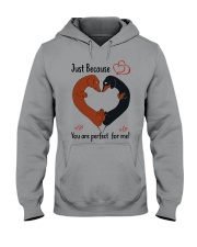 Dachshund perfect for me dachshund lover dog mom Hooded Sweatshirt tile