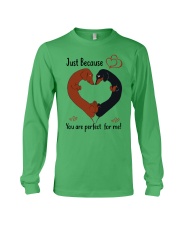 Dachshund perfect for me dachshund lover dog mom Long Sleeve Tee tile