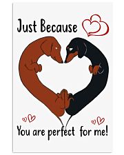 Dachshund perfect for me dachshund lover dog mom Vertical Poster tile