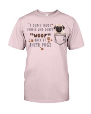 People woof back at pugs Gift for you Premium Fit Mens Tee tile
