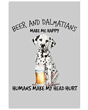 Dalmatian And Beer make me happy Gift for you Vertical Poster tile