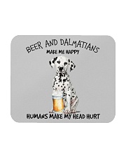 Dalmatian And Beer make me happy Gift for you Mousepad tile