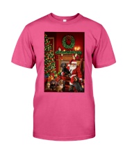 Dachshund Santa Warm and Cozy House Gift For Christmas Premium Fit Mens Tee tile
