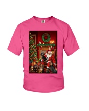 Dachshund Santa Warm and Cozy House Gift For Christmas Youth T-Shirt tile