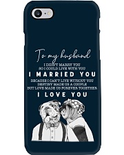 Bulldog to my husband dog lover Phone Case tile