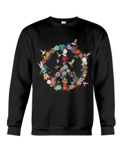 Hummingbird and peace gift for you Crewneck Sweatshirt front