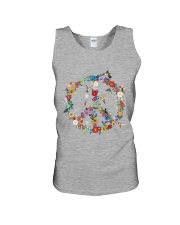 Hummingbird and peace gift for you Unisex Tank tile