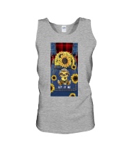 Sloth let it be sunflowers sloth lovers Unisex Tank tile