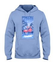 Flamingo winter sky phone case Hooded Sweatshirt tile