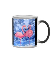 Flamingo winter sky phone case Color Changing Mug tile