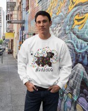 Schnauzer special year dog lover Crewneck Sweatshirt lifestyle-unisex-sweatshirt-front-2