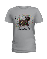Schnauzer special year dog lover Ladies T-Shirt tile