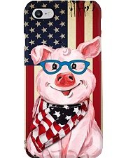 Pig smile flag pig lovers Phone Case tile