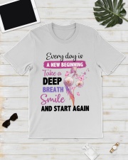 Butterfly take a deep breath Classic T-Shirt lifestyle-mens-crewneck-front-17