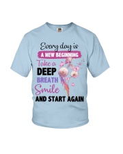 Butterfly take a deep breath Youth T-Shirt tile