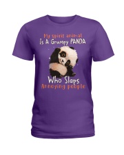 Panda annoying people panda lovers Ladies T-Shirt tile