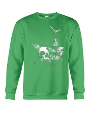Butterfly cool skull shadow Crewneck Sweatshirt tile