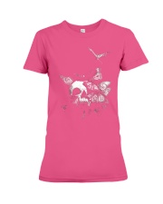 Butterfly cool skull shadow Premium Fit Ladies Tee tile