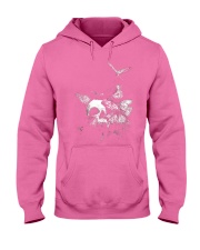 Butterfly cool skull shadow Hooded Sweatshirt tile
