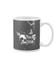 Butterfly cool skull shadow Mug tile