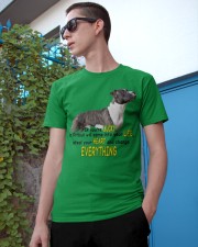 Pitbull if you are lucky pitbull lovers Classic T-Shirt apparel-classic-tshirt-lifestyle-17