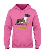Pitbull if you are lucky pitbull lovers Hooded Sweatshirt tile