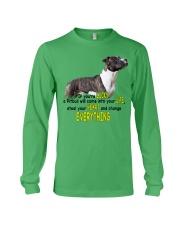 Pitbull if you are lucky pitbull lovers Long Sleeve Tee tile