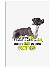 Pitbull if you are lucky pitbull lovers Vertical Poster tile