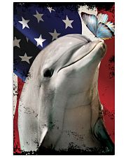 Dolphin butterfly on nose dolphin lover Vertical Poster tile