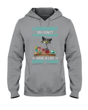 Cat Crochet save a live gift for you Hooded Sweatshirt tile