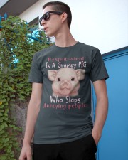 Pig annoying people pig lovers Classic T-Shirt apparel-classic-tshirt-lifestyle-17
