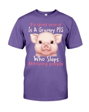 Pig annoying people pig lovers Premium Fit Mens Tee tile