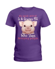 Pig annoying people pig lovers Ladies T-Shirt tile